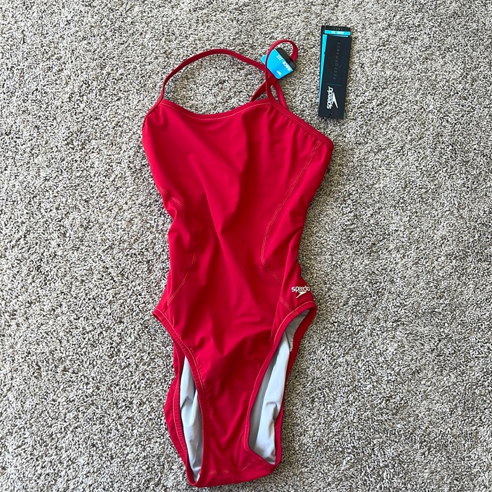 Red Speedo Swimsuit